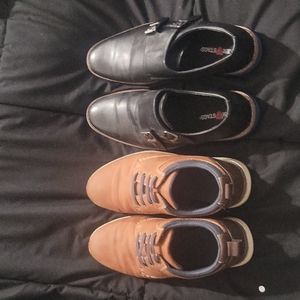 2 pair of boys dress shows size 5 big kid